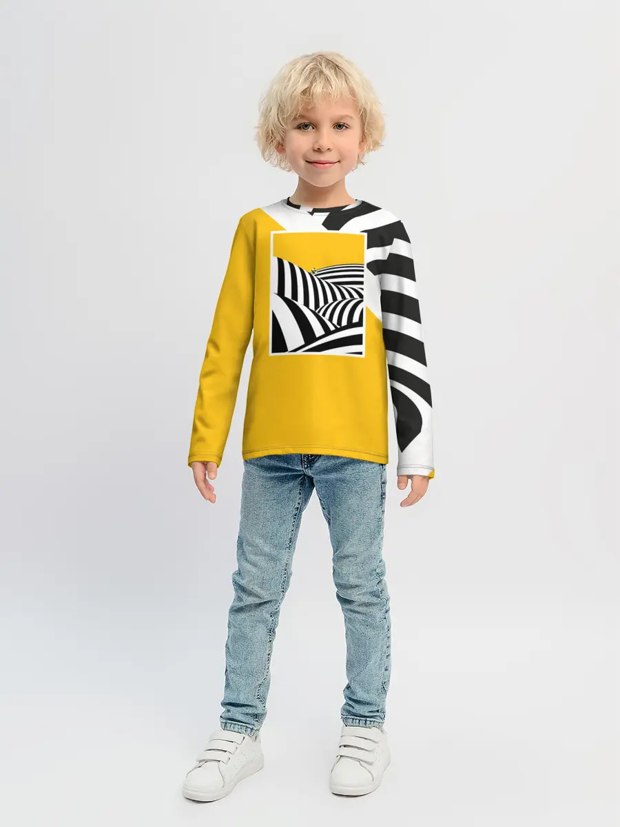 Детский лонгслив / Крути педали