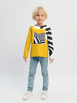 Детский лонгслив / Крути педали