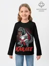 Детский лонгслив / KARATE T-REX