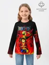 Детский лонгслив / Зоро и Луффи в огне One Piece