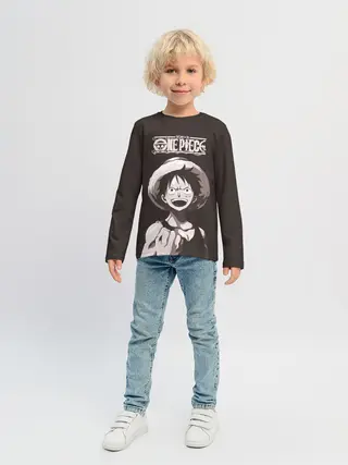 Детский лонгслив / One Piece | Манки Д. Луффи