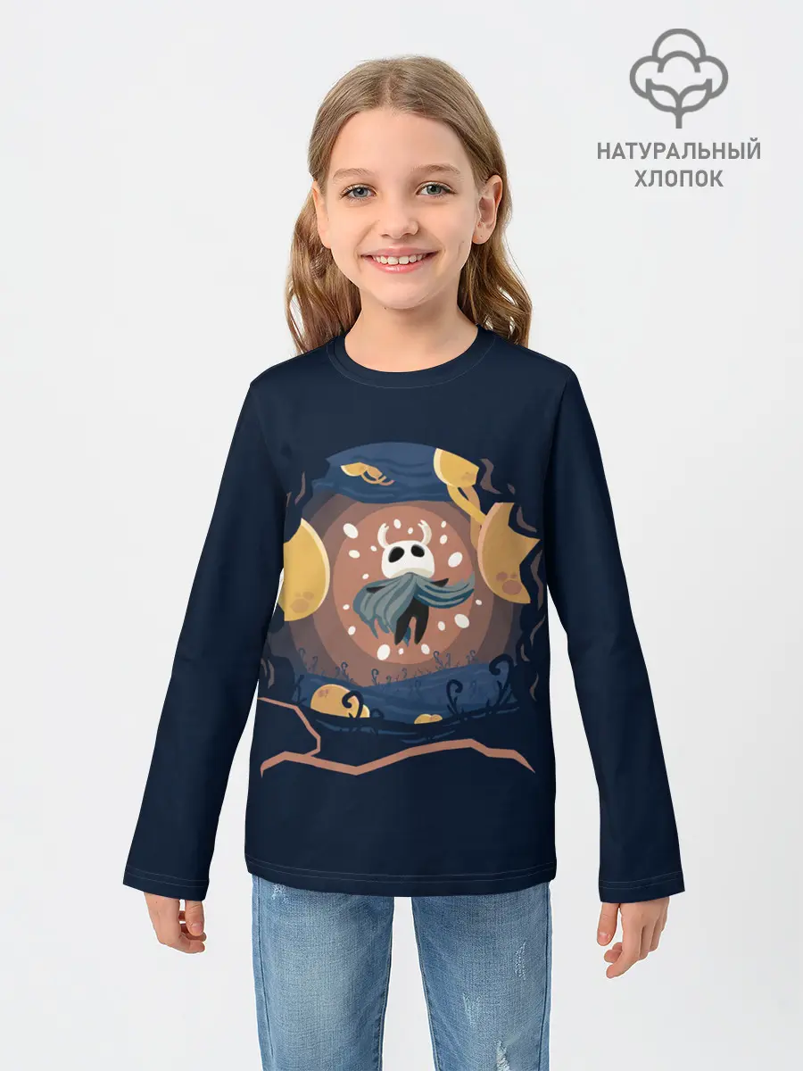 Детский лонгслив / Воодушевленный рыцарь