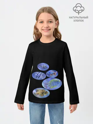 Детский лонгслив / Море внутри
