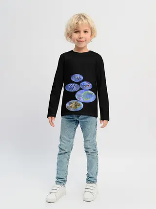 Детский лонгслив / Море внутри