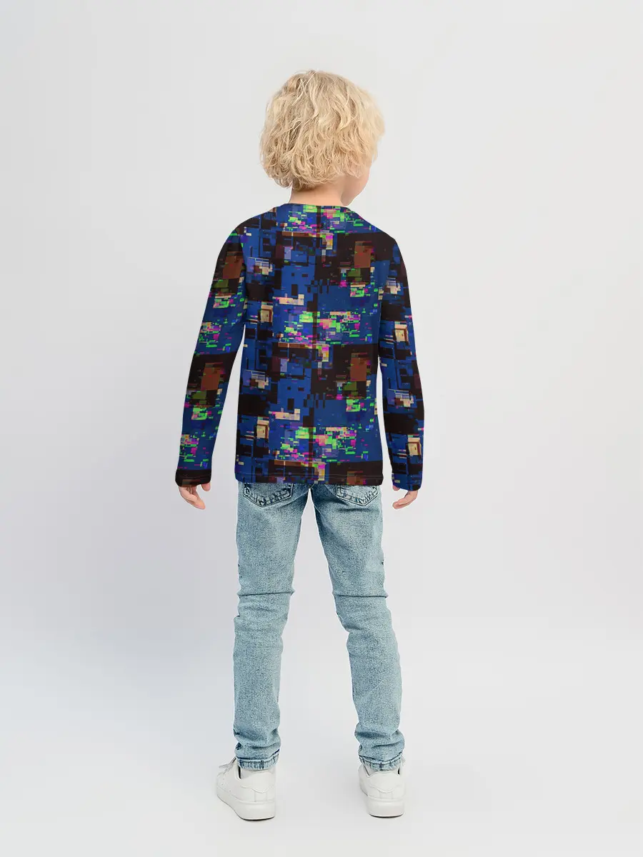 Детский лонгслив / Глитчи