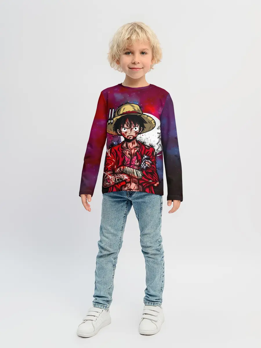 Детский лонгслив / Луффи One Piece. Большой куш