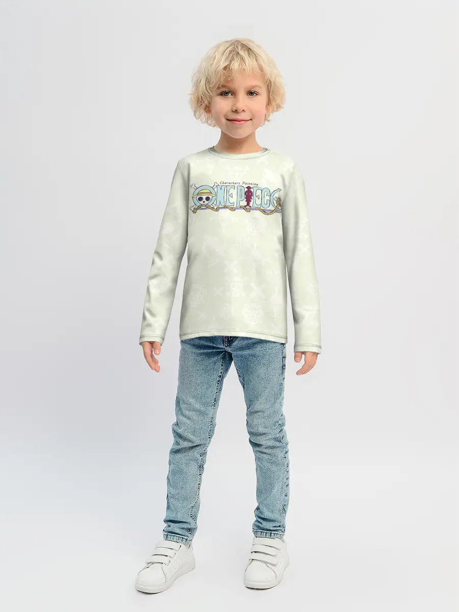 Детский лонгслив / Эмблемы One Piece. Большой куш