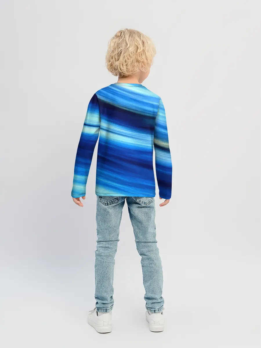Детский лонгслив / Морской