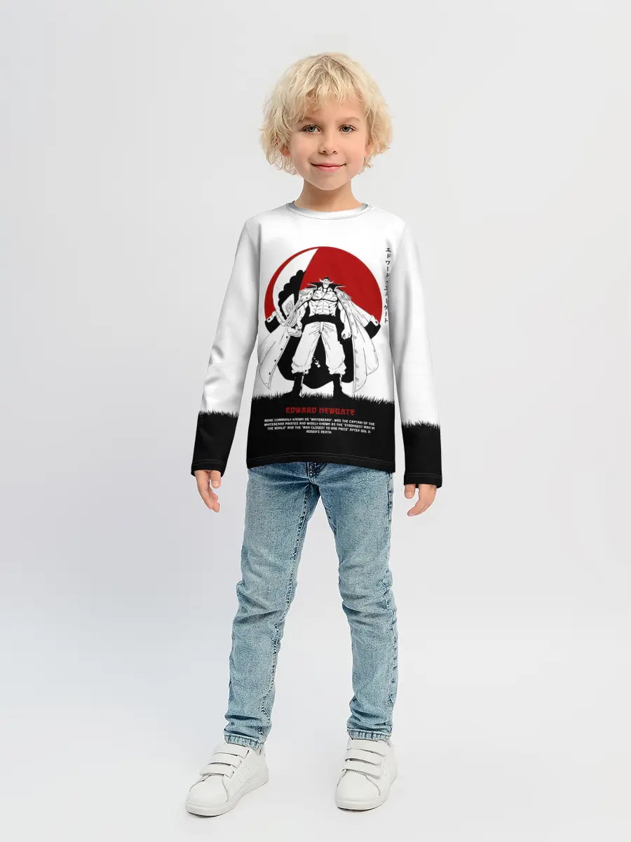 Детский лонгслив / Эдвард Ньюгейт | One Piece. Большой куш