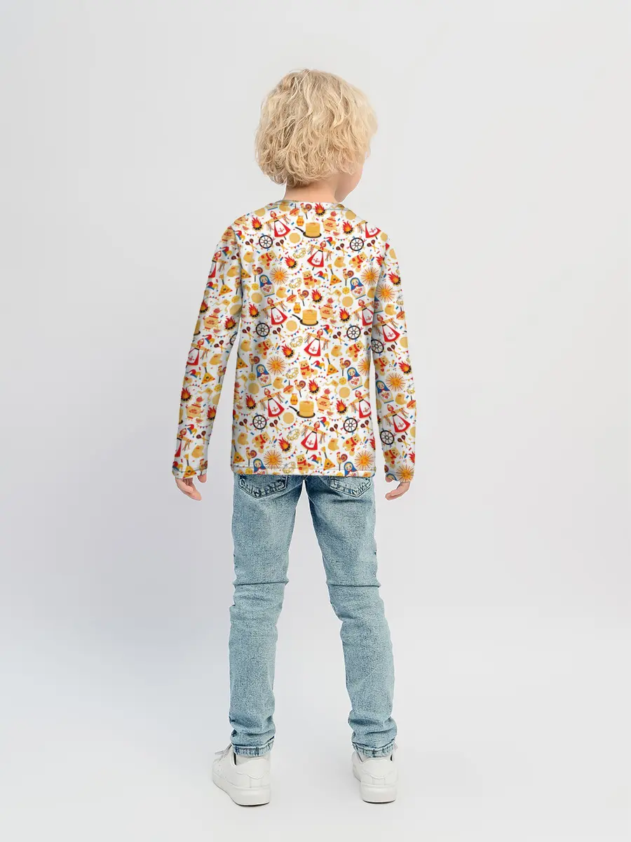 Детский лонгслив / Масленица