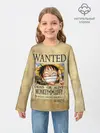 Детский лонгслив / Манки Д. Луффи в розыске One Piece