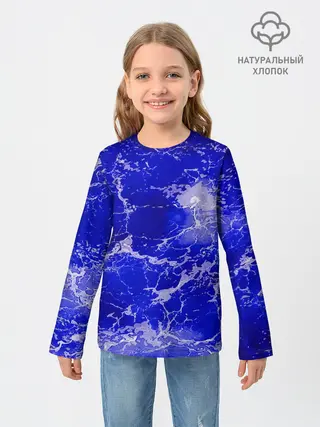 Детский лонгслив / Морские волны!