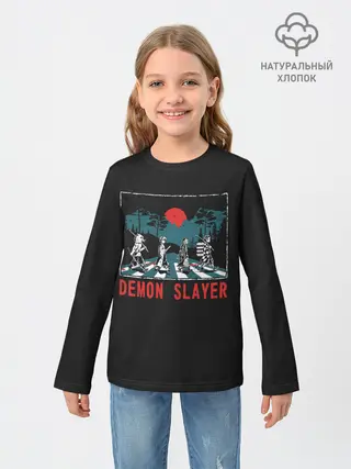 Детский лонгслив / Demon slayer