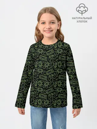 Детский лонгслив / Джойстики