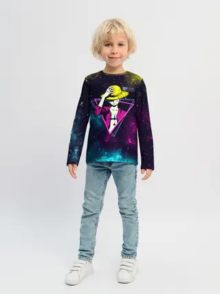 Детский лонгслив / Космический Луффи One Piece