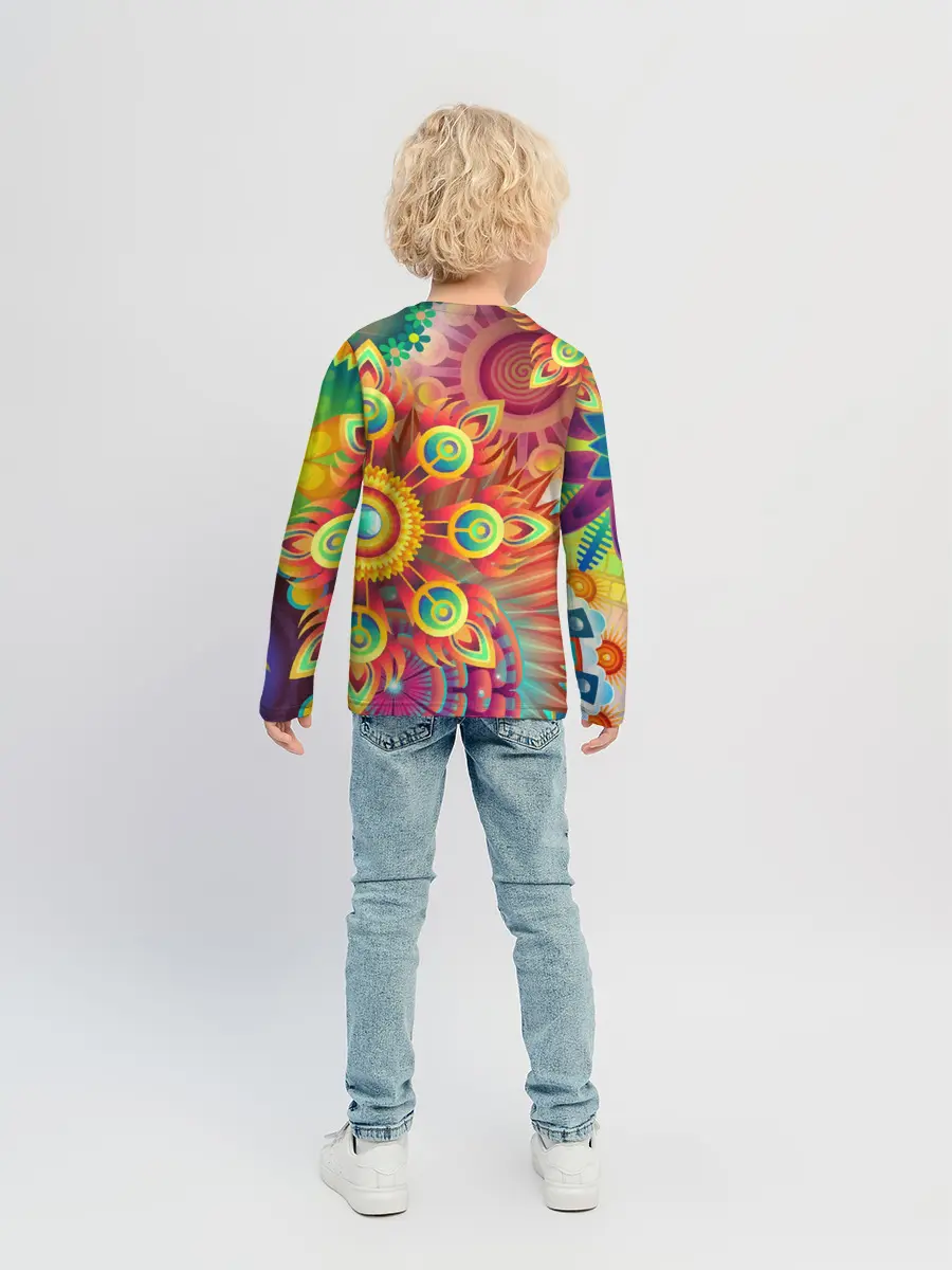 Детский лонгслив / Тропики