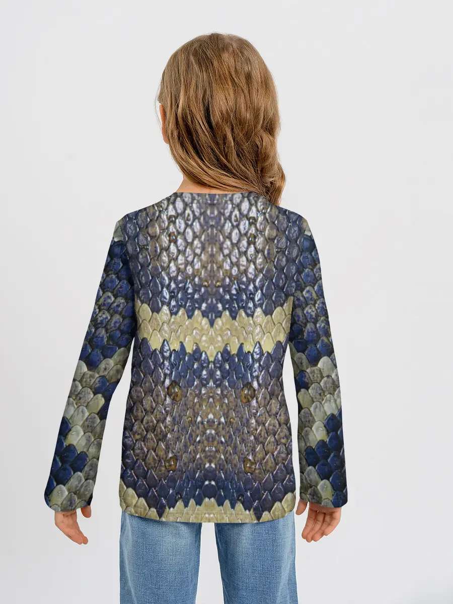 Детский лонгслив / Рептилоид. Змея