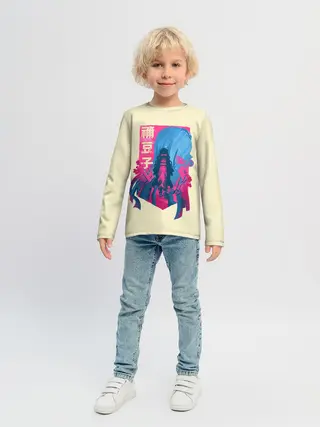 Детский лонгслив / Nezuko Neon