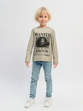 Детский лонгслив / Брук в розыске | One Piece