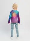 Детский лонгслив / Цветные полигоны - Градиент