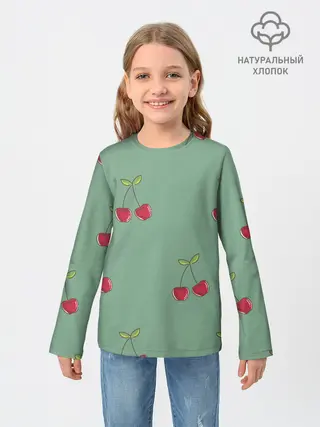 Детский лонгслив / КраСная Вишня