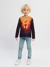 Детский лонгслив / СИРЕНОГОЛОВЫЙ ORANGE