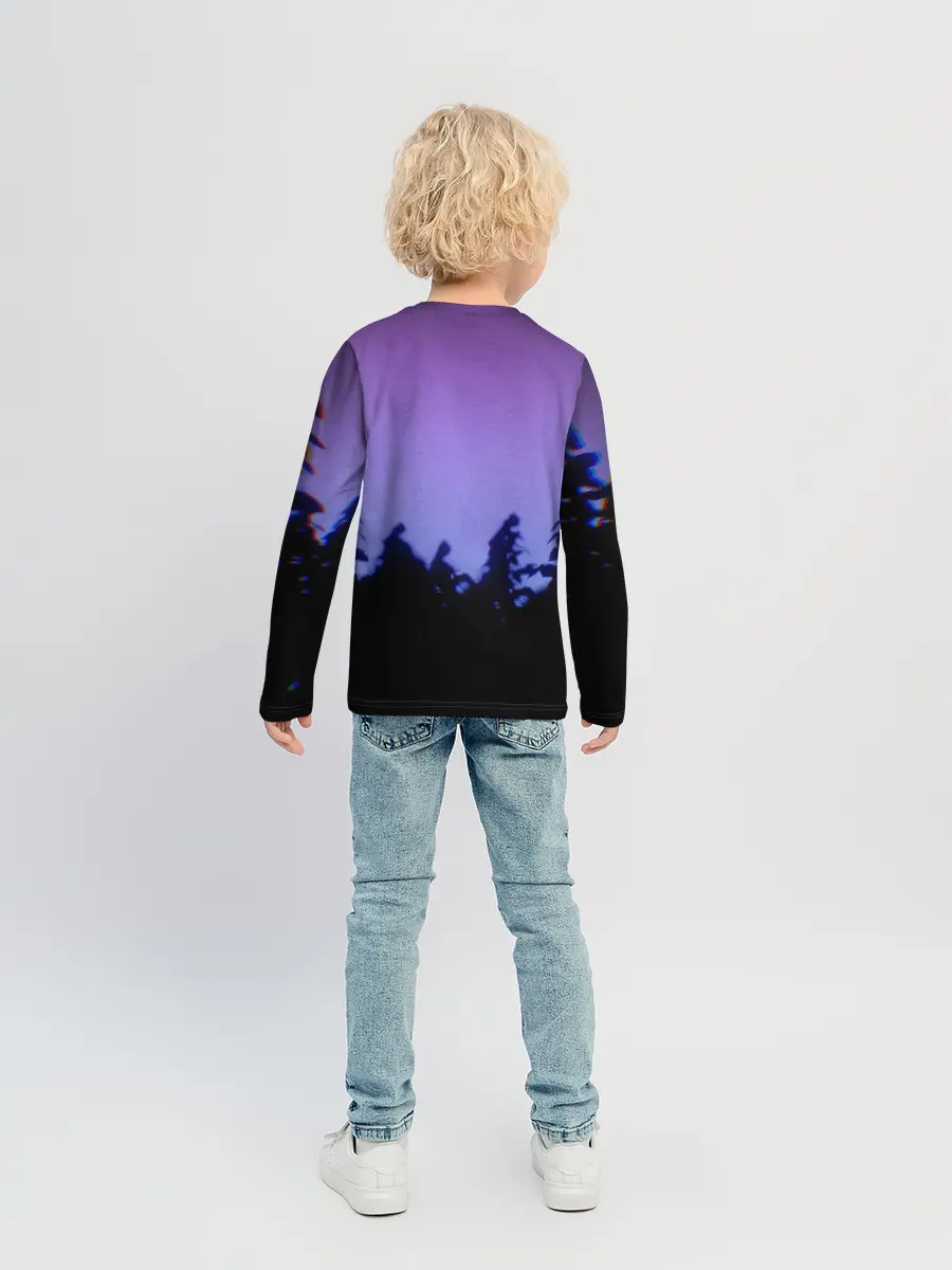 Детский лонгслив / СИРЕНОГОЛОВЫЙ ГЛИТЧ