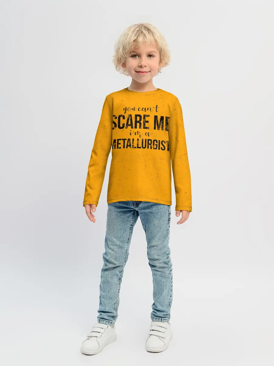 Детский лонгслив / You cant scare me