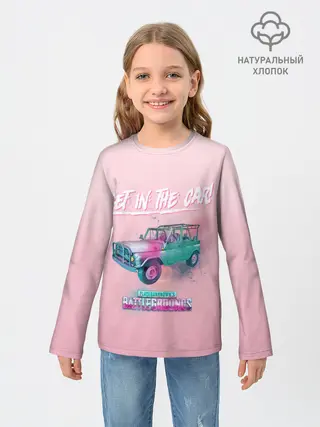 Детский лонгслив / Залазь в тачку!