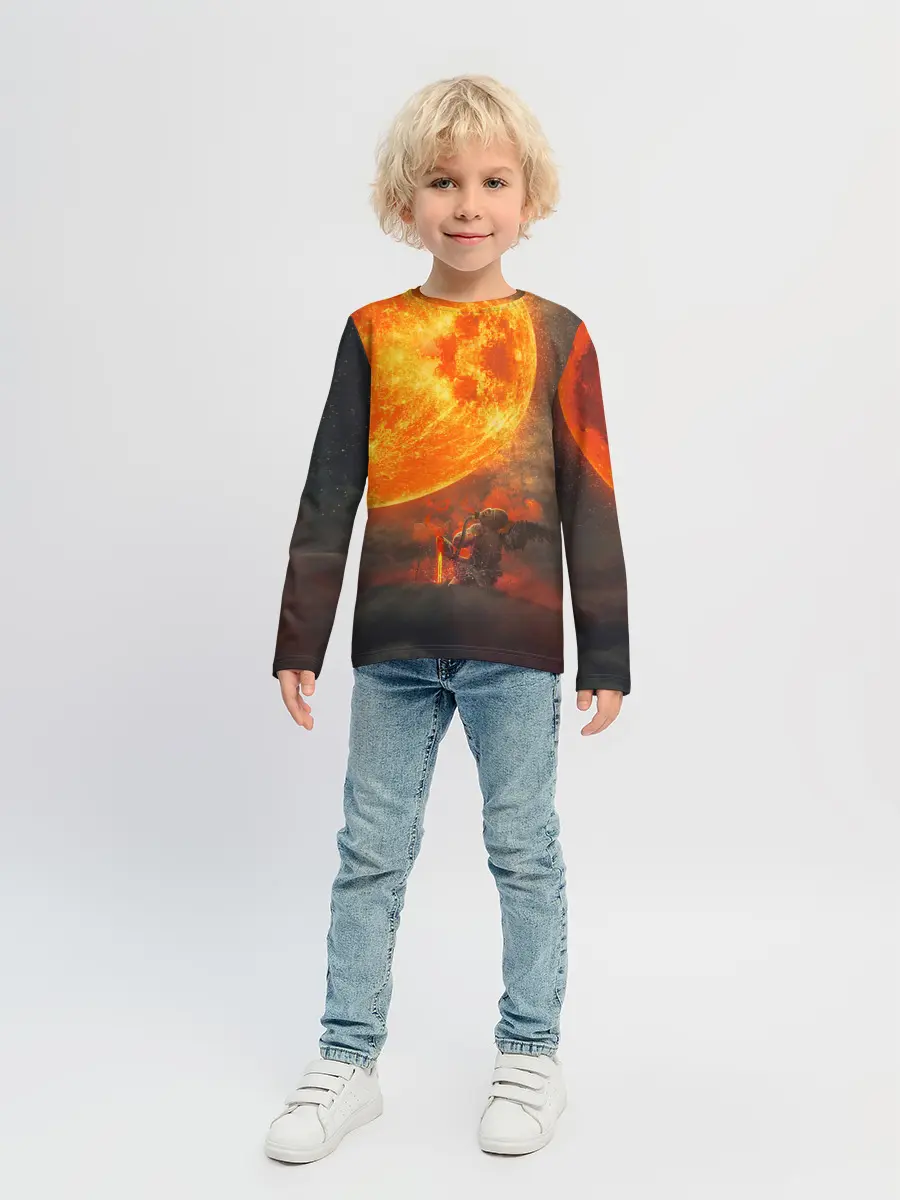 Детский лонгслив / РАДИАЦИОННОЕ СОЛНЦЕ