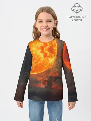 Детский лонгслив / РАДИАЦИОННОЕ СОЛНЦЕ