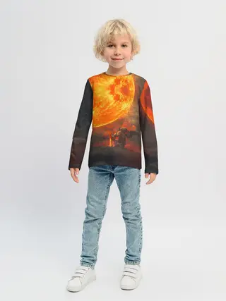 Детский лонгслив / РАДИАЦИОННОЕ СОЛНЦЕ