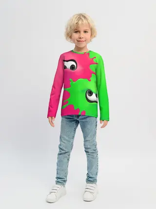Детский лонгслив / Splatoon