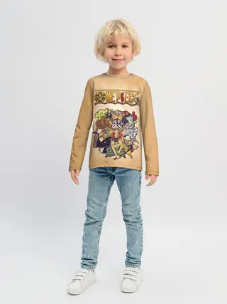 Детский лонгслив / Пираты Соломенной Шляпы | One Piece