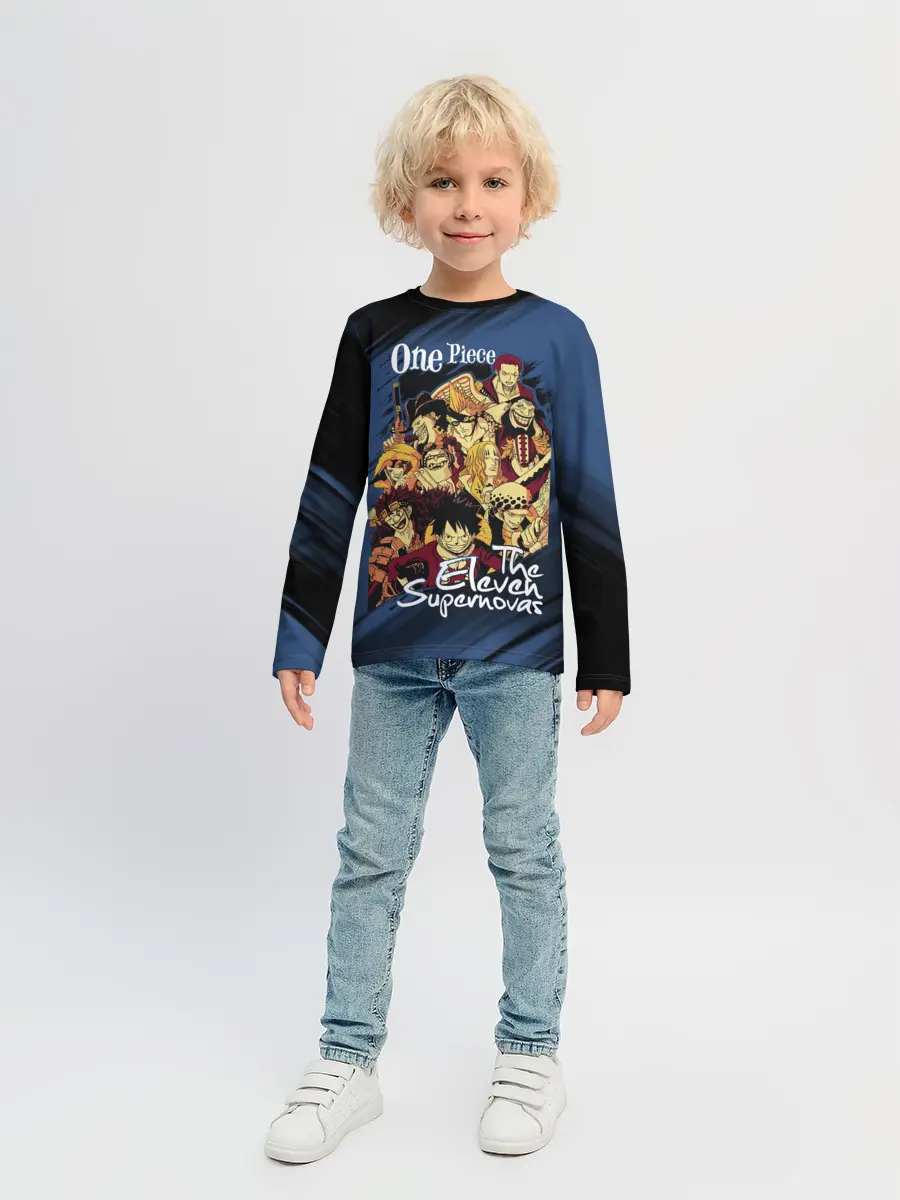 Детский лонгслив / One Piece | The Eleven Supernovas