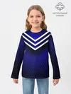 Детский лонгслив / Sport blue style