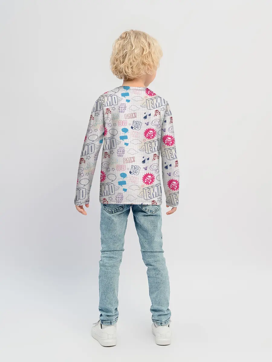 Детский лонгслив / Граффити