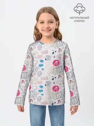Детский лонгслив / Граффити