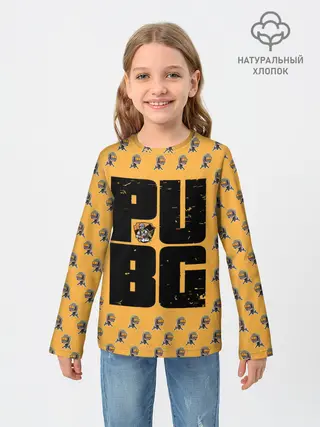 Детский лонгслив / PUBG PATTERN | ПУБГ ПАТТЕРН