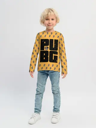 Детский лонгслив / PUBG PATTERN | ПУБГ ПАТТЕРН