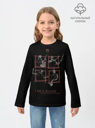 Детский лонгслив / I am a Gracer