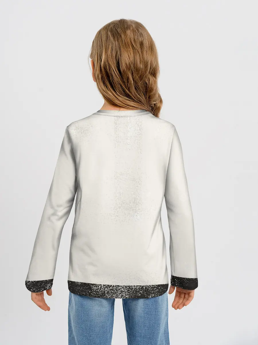 Детский лонгслив / Самурай на коне