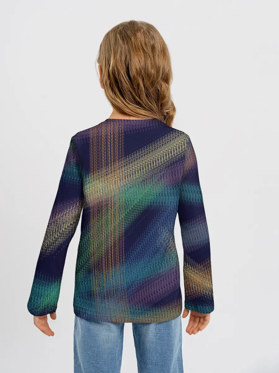 Детский лонгслив / разноцветная