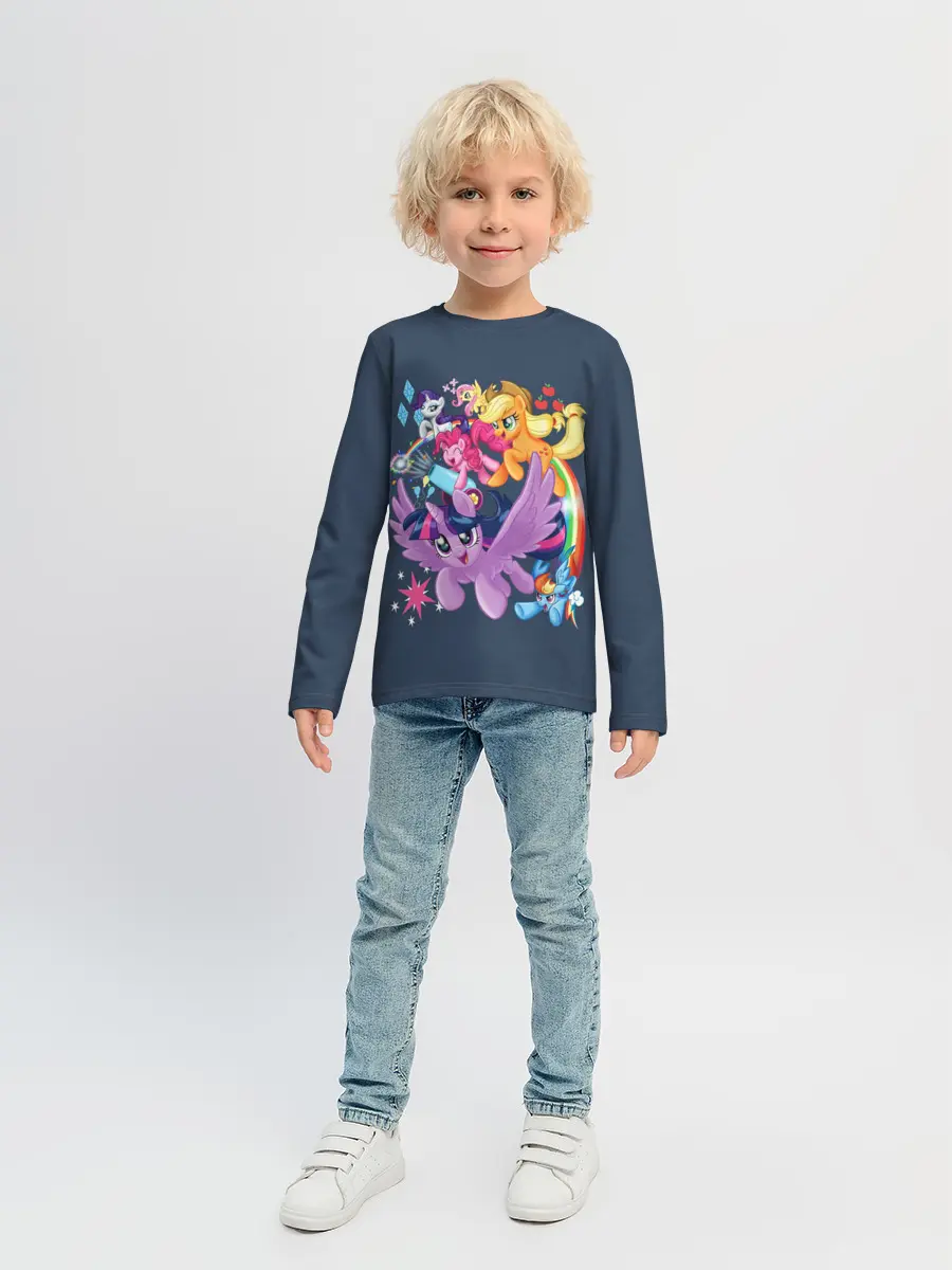 Детский лонгслив / Пони тим