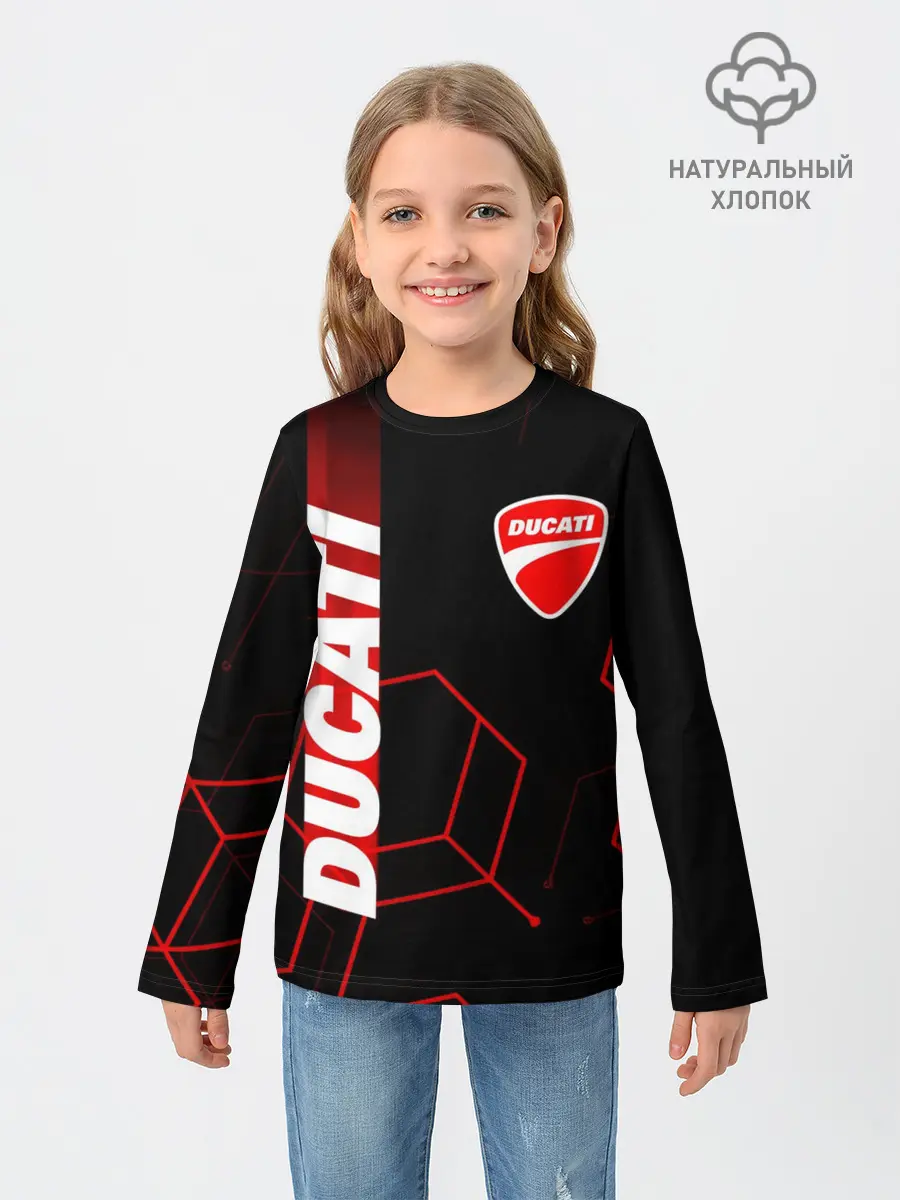 Детский лонгслив / DUCATI / ДУКАТИ / MOTOSPORT