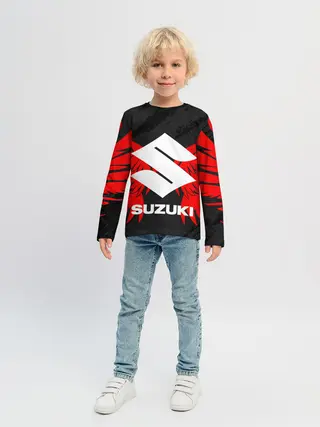 Детский лонгслив / SUZUKI / СУЗУКИ / МОТОСПОРТ