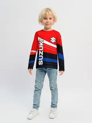 Детский лонгслив / SUZUKI / СУЗУКИ / МОТОСПОРТ
