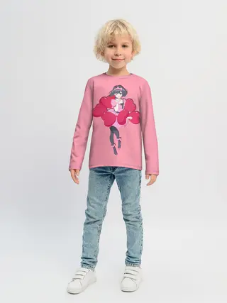 Детский лонгслив / Аниме. Девушка. Любовь