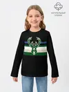 Детский лонгслив / Milwaukee Bucks форма. Statement Edition