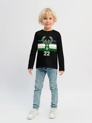 Детский лонгслив / Milwaukee Bucks форма. Крис Миддлтон